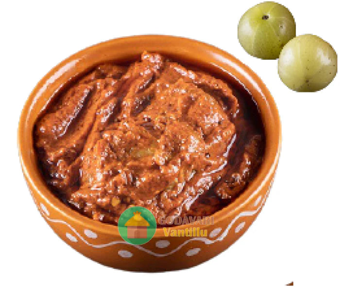 Godavari Vantillu Usirikaya Avakaya (amla pickle andhra style) - 500 gms - India shopping