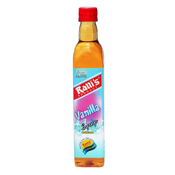Ralli's Vanilla Syrup 500ml | Refreshing Summer Drink
