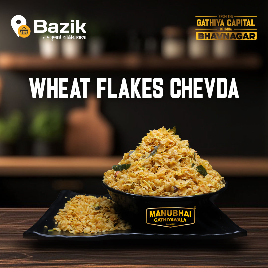 Manubhai Gathiyawala Wheat Flakes Chevda | 200 gms