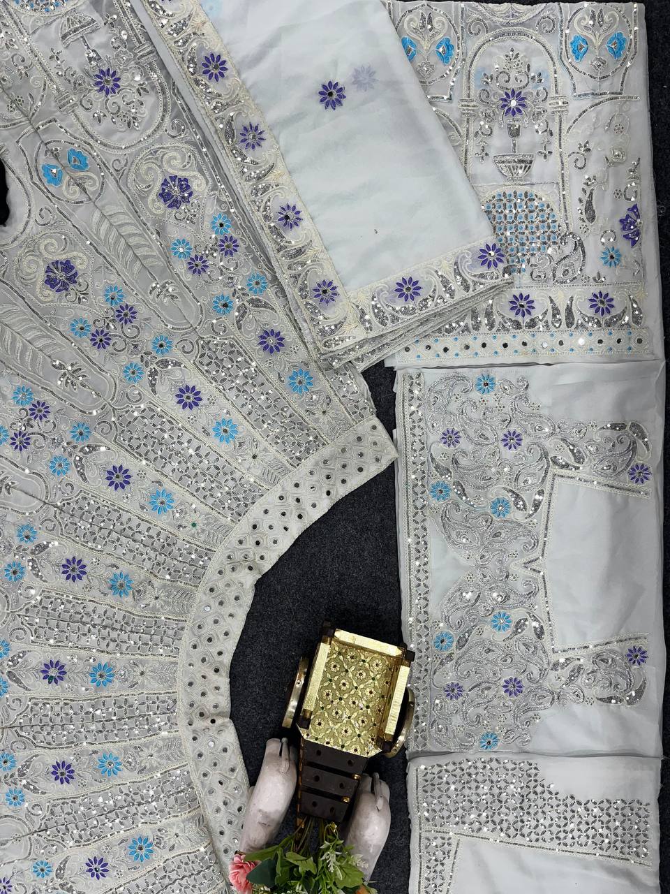 Classical Lehenga Choli With Cancan Canvas Work | Ready To Wear