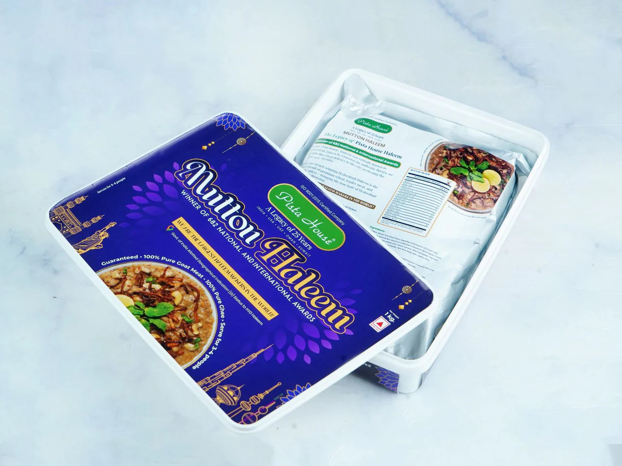 Pista House Mutton Haleem - 1 kg Travel Pack