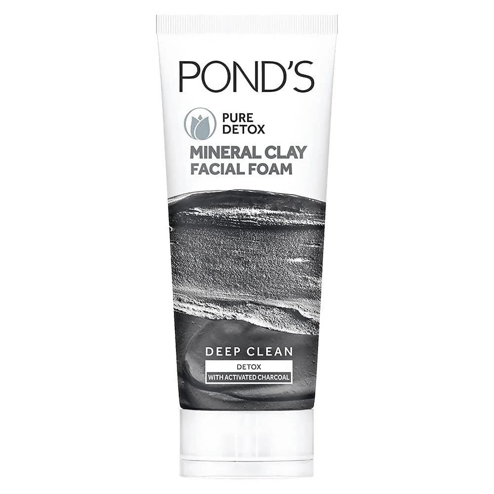 Pond's Pure Detox Mineral Clay Facial Foam - 90 gm