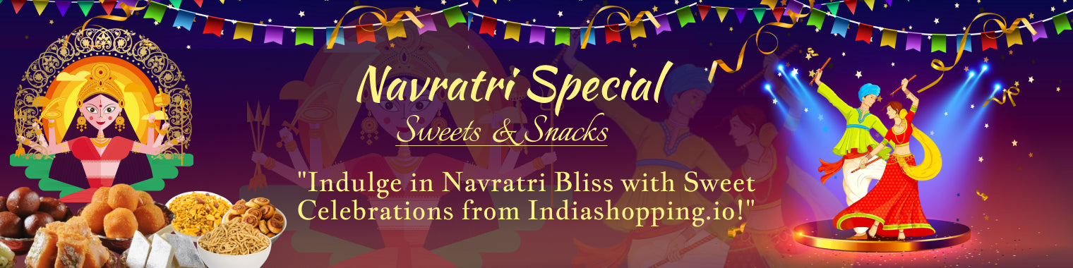 Sweet Celebrations: Indulge in Navratri Special Sweets and Snacks from Indiashopping.io