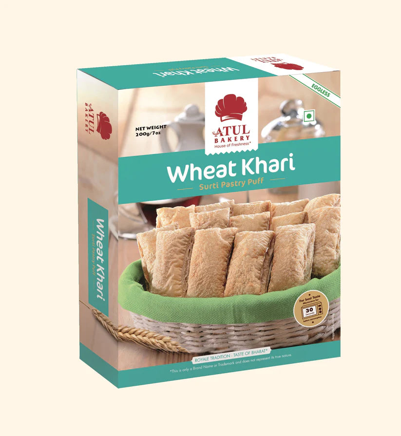 Atul Bakery Wheat Khari | 200 gms