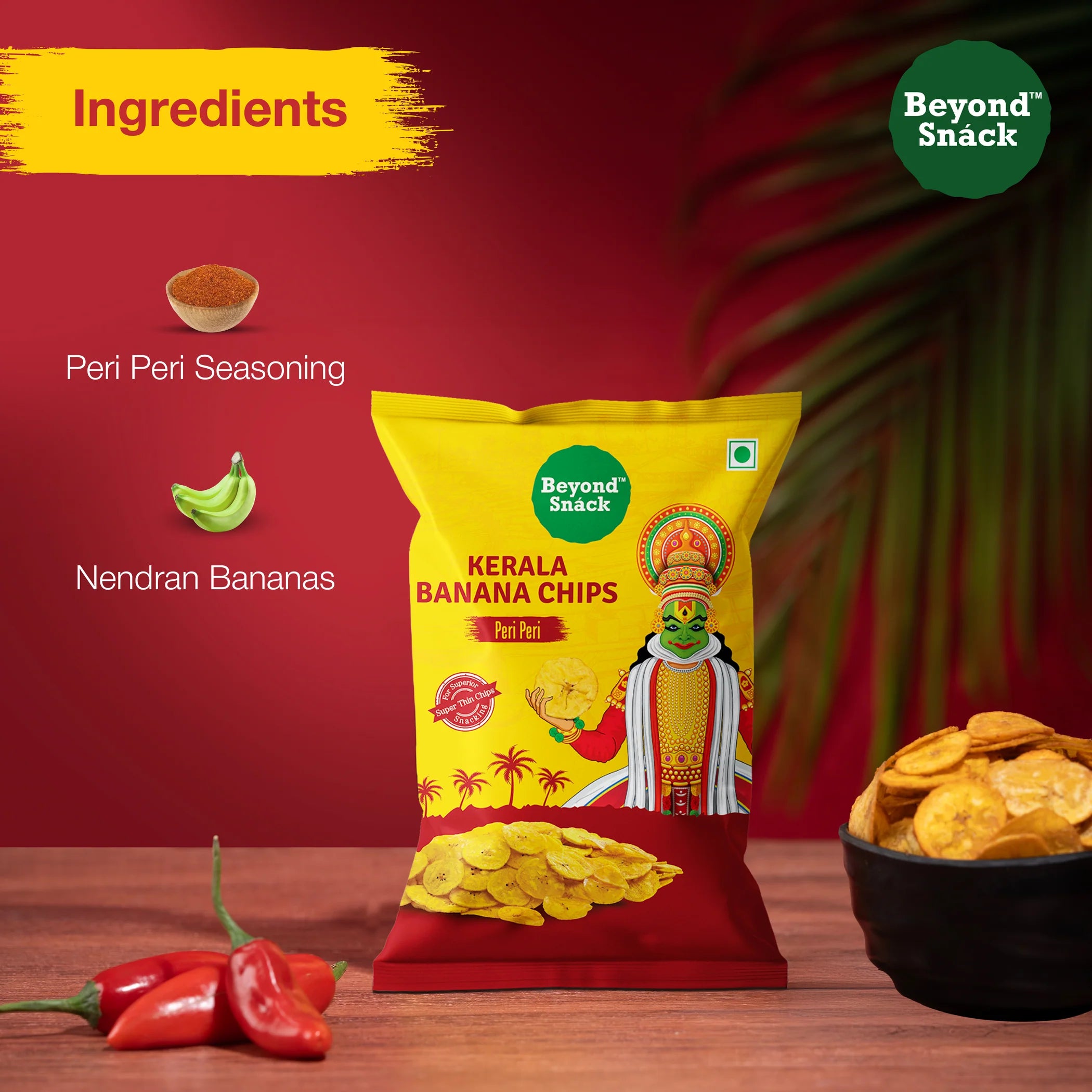 Beyond snack kerala Banana Chips peri peri 100 gms