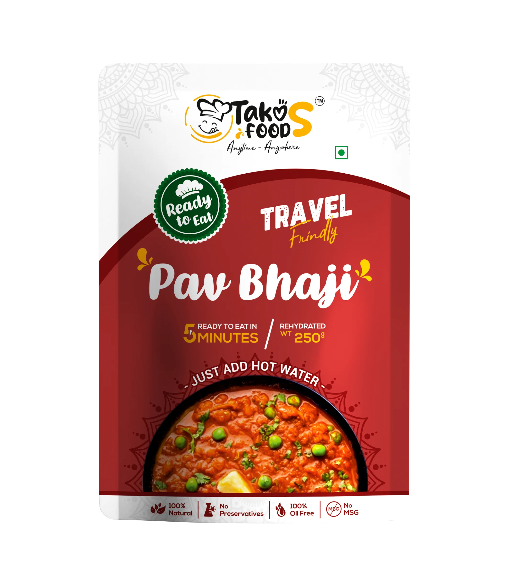 Takos Food Pav Bhaji | Ready To Eat 250 gms