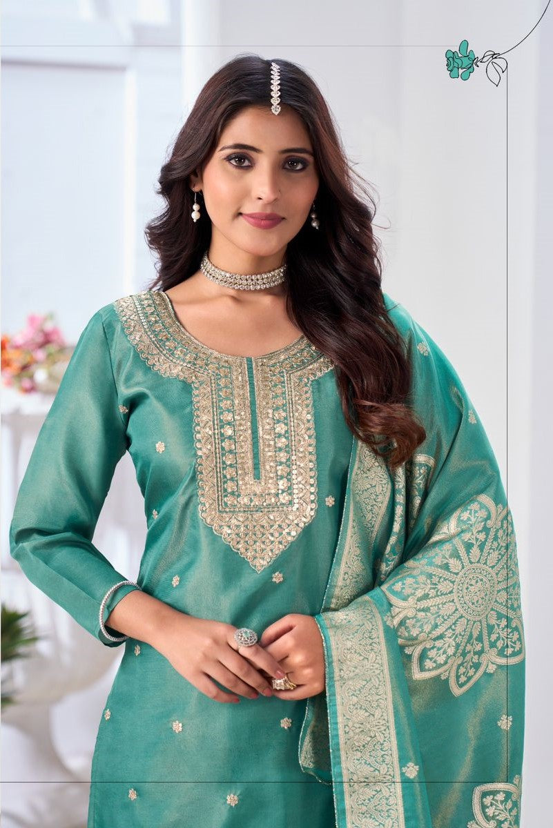 Royal Charm Heavy Complete Suit Set | Ready To Wear