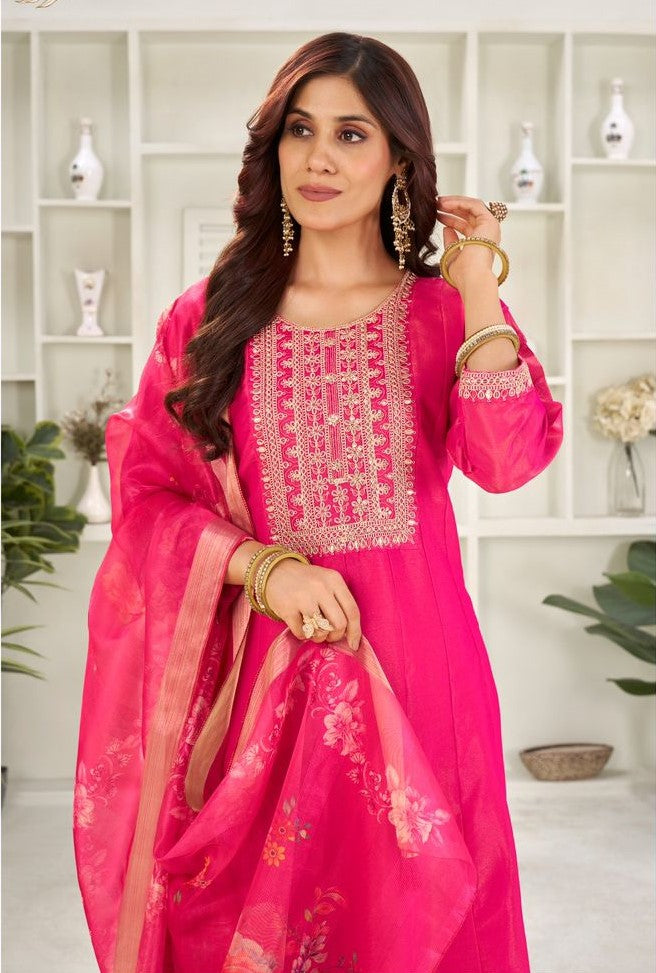 Pure Kasturi Gold Silk Fresh Launch Collection  | Ready To Wear