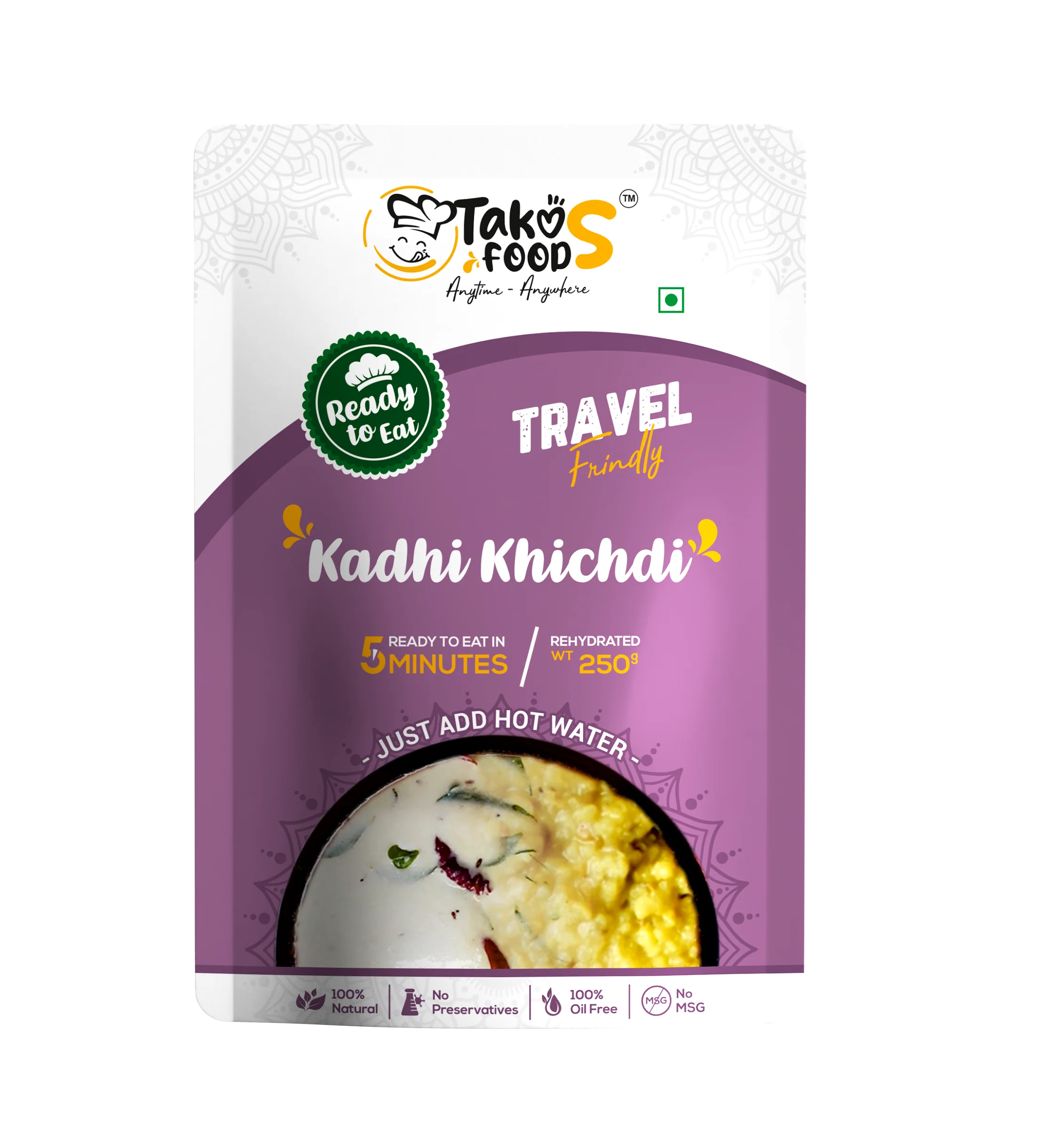Takos Food Kadhi Khichadi | Ready To Eat 250 gms