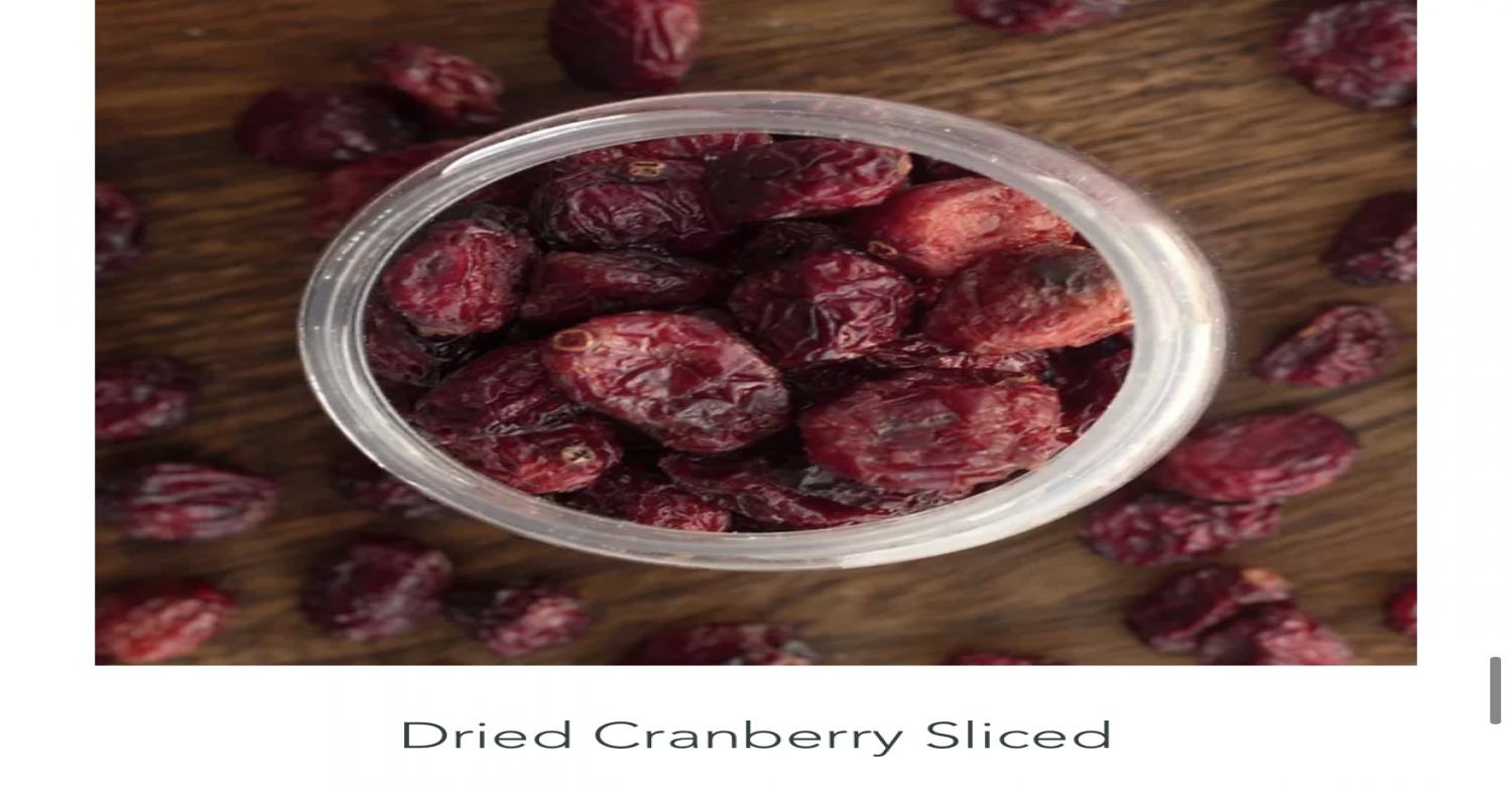 Raja Supari Dried Cranberry Sliced