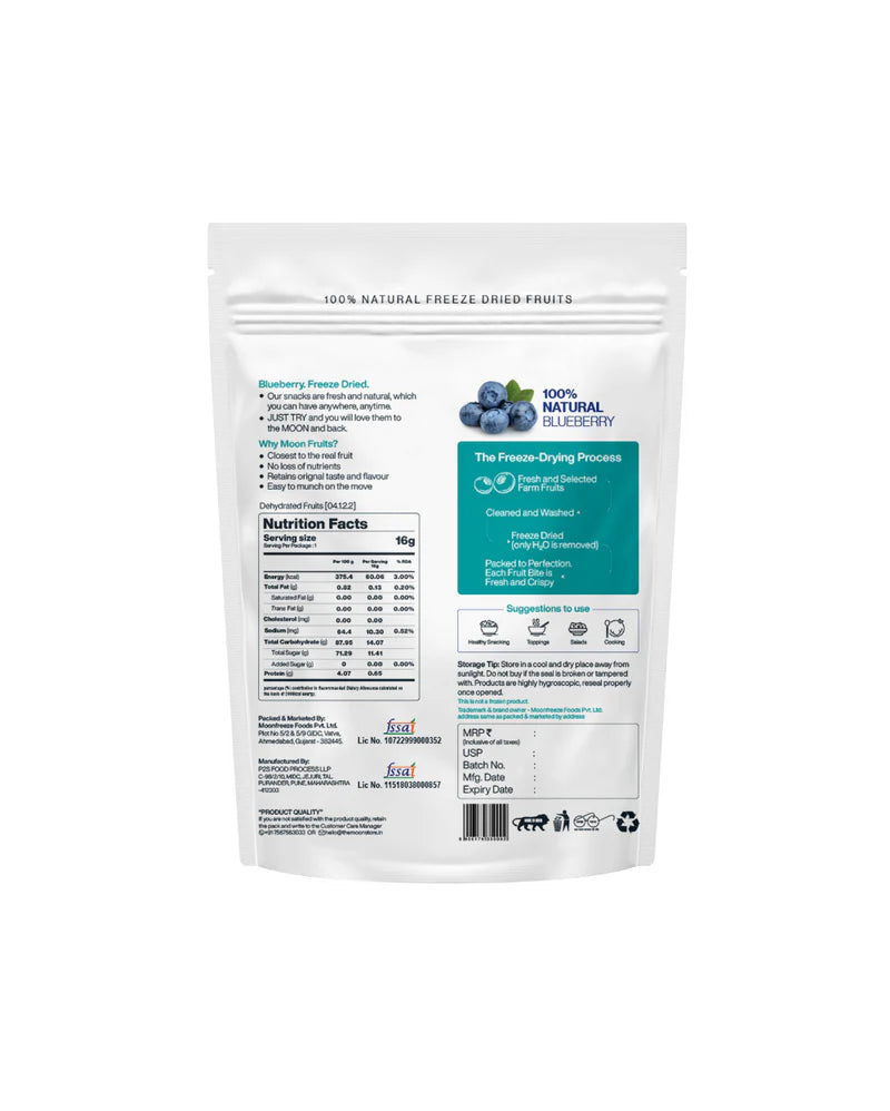 Moon Freeze Dried Blueberry | 16 gms
