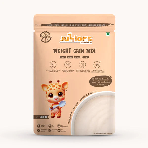 Junior's Nutrition Weight Gain Mix For Young Kids (6+ Months) | 500 gms