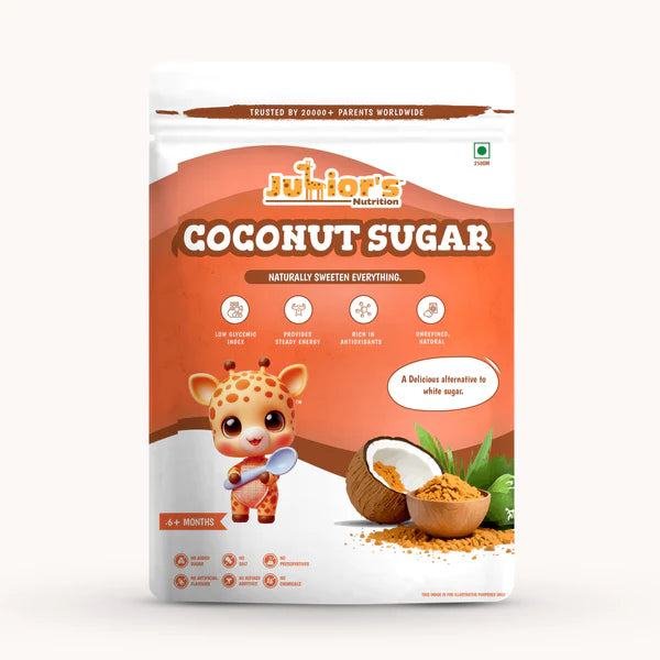 Junior's Nutrition Coconut Sugar for Young Kids (6+ Months) | 500 gms