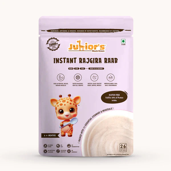 Junior's Nutrition Instant Rajgira Raab For Young Kids (6+ Months) | 500 gms
