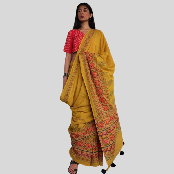 Jodhpuri Style Cotton Saree- Collection