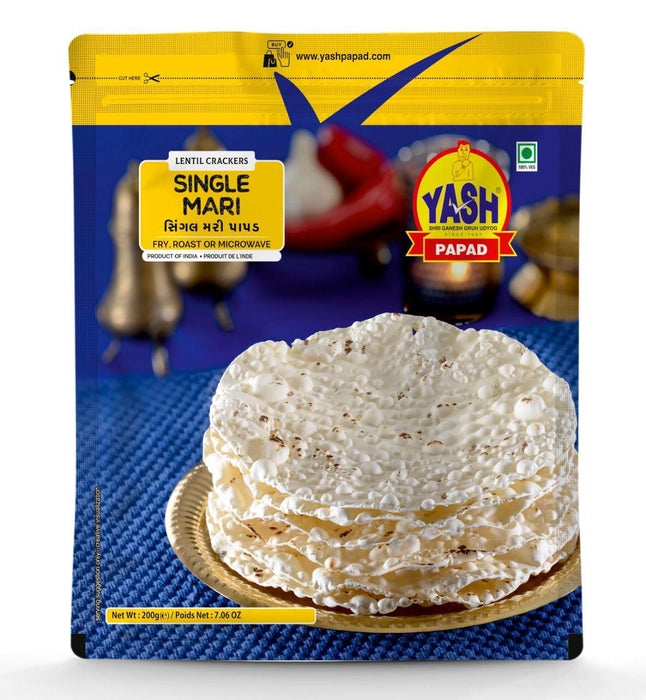 Yash Single Mari Papad | 500 gms