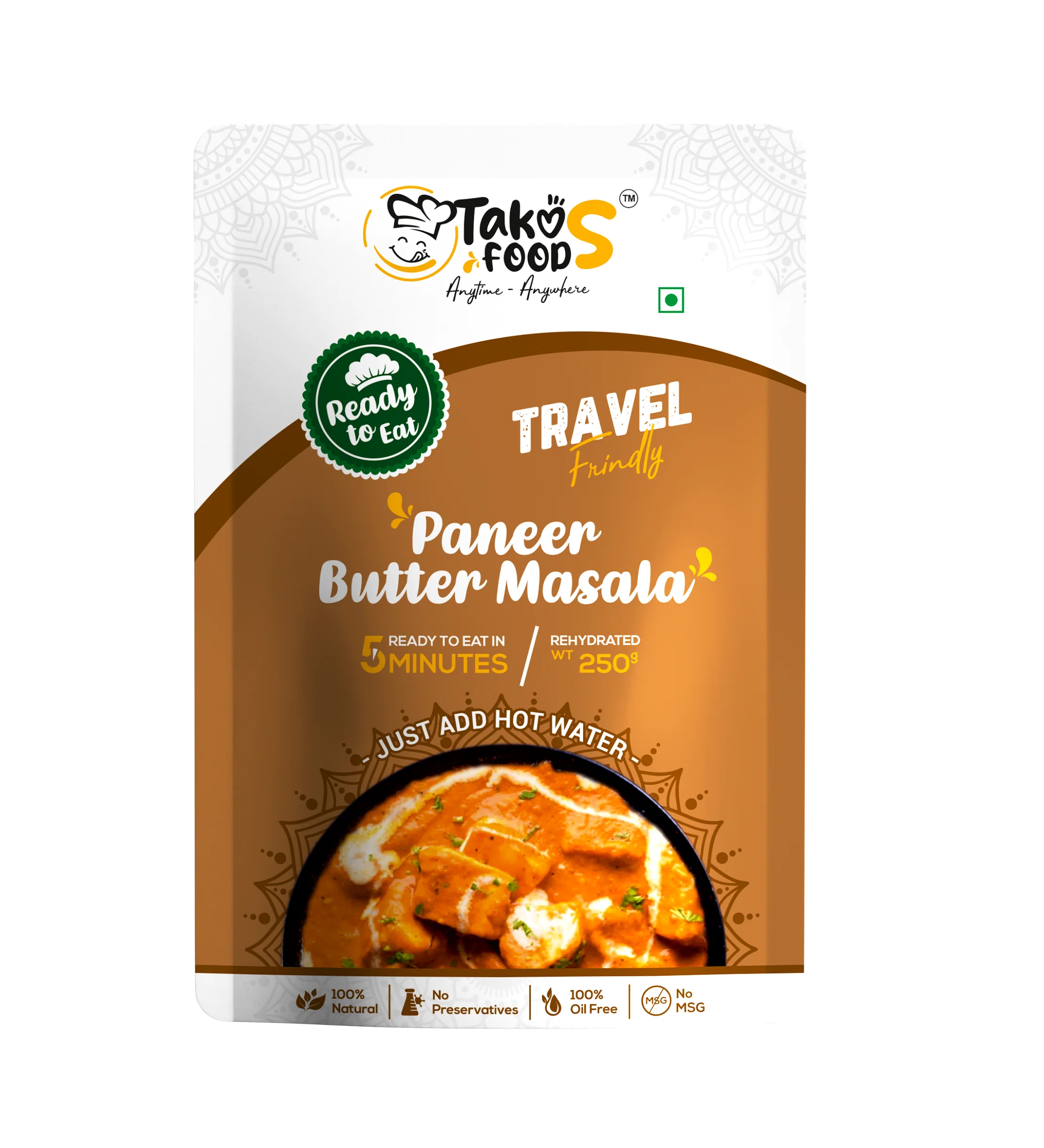 Takos Food Paneer Butter Masala | Ready To Eat 250 gms