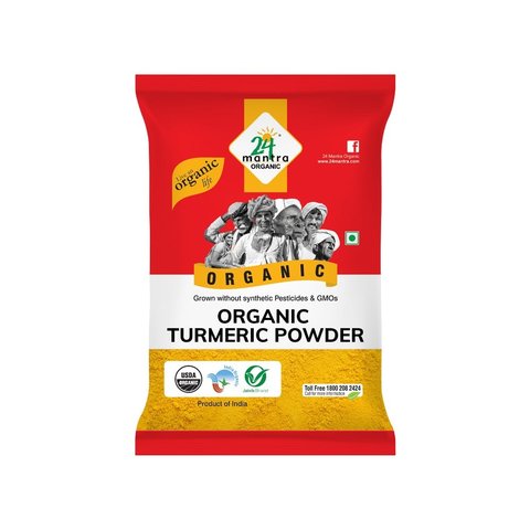 24 Mantra Organic Turmeric Powder - 200 gms