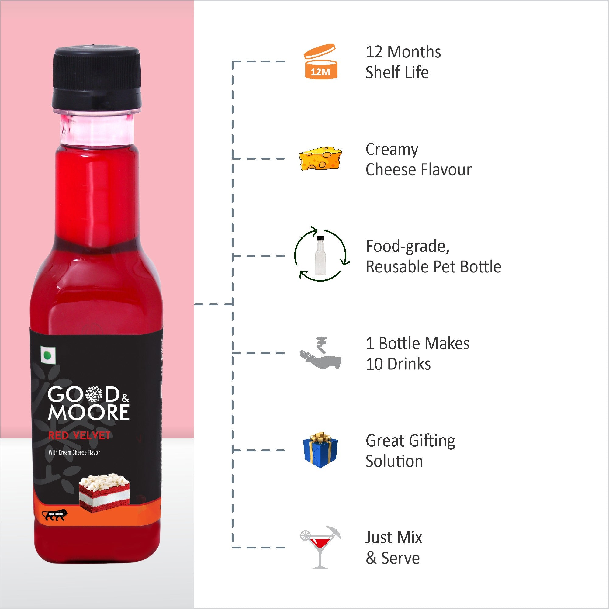 Good & Moore  Red Velvet Syrup | 250 ML