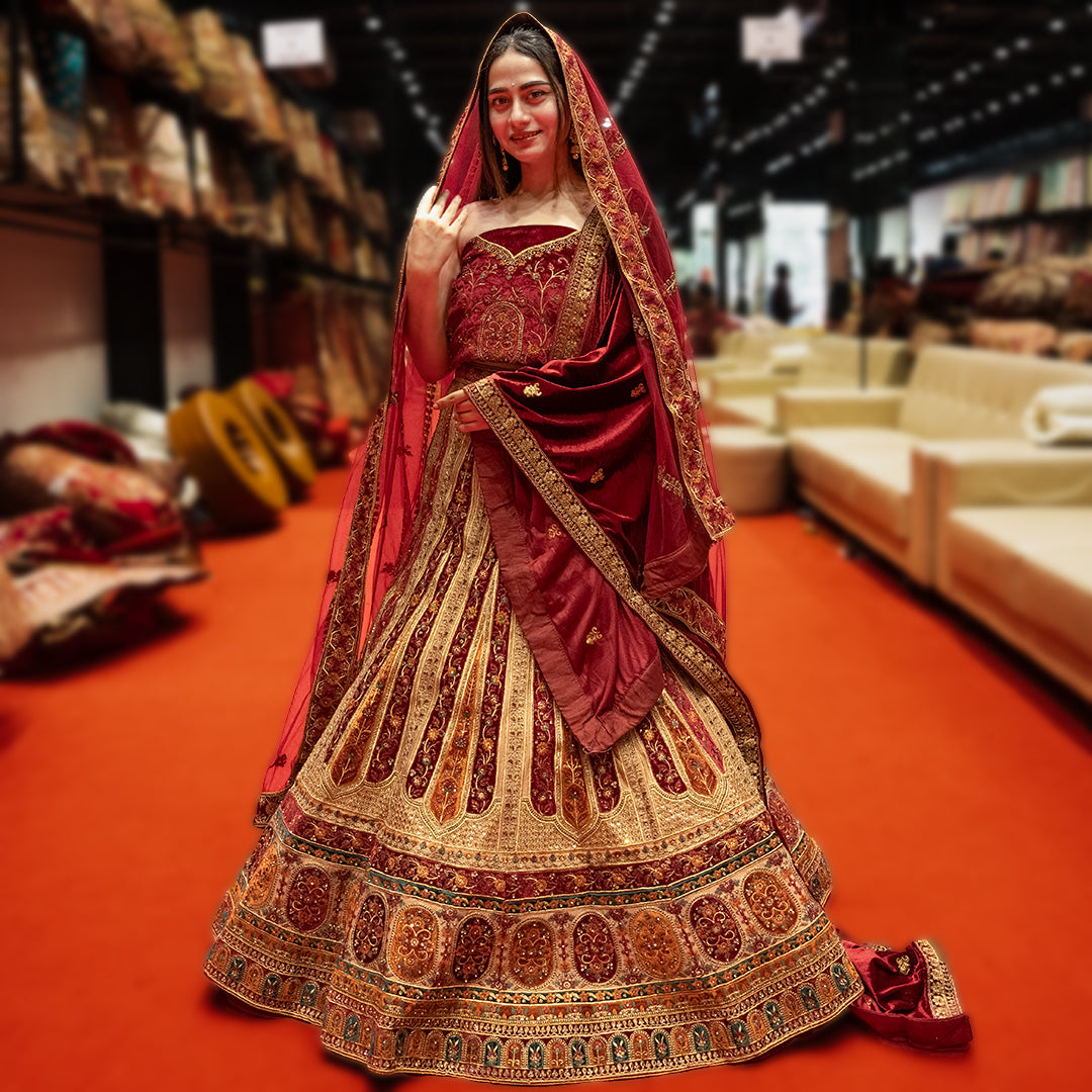 Special Ancestral Aura Lehenga | Ready To Wear