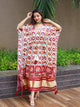 Designer Kaftan With Digital Print Work | Ready To Wear