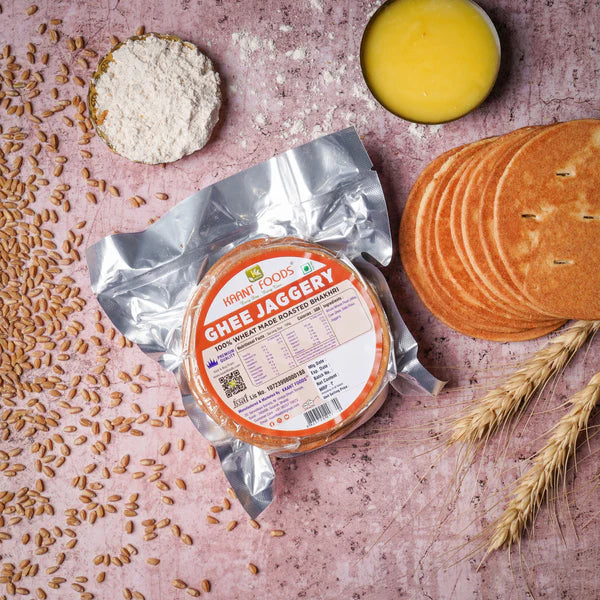 Kaant Foods Ghee Jaggery Bhakhri | 200 gms