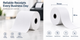 Thermal Receipt Paper Rolls (80mm × 70m) - 3 1/8