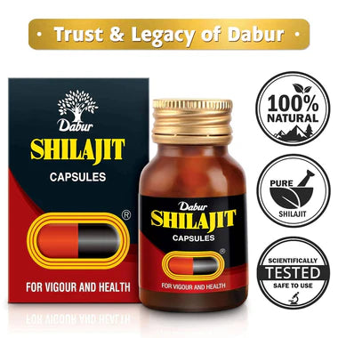 Dabur Shilajit Capsules | 100 Capsules