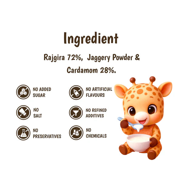Junior's Nutrition Instant Rajgira Raab For Young Kids (6+ Months) | 500 gms