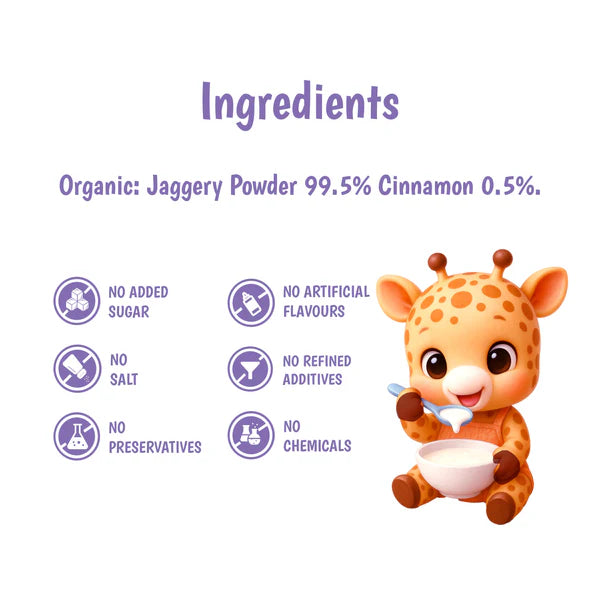 Junior's Nutrition Jaggery Powder For Young Kids (6+ Months) | 500 gms