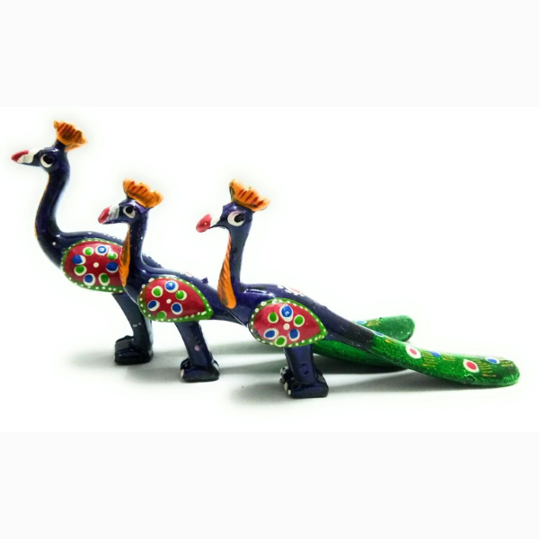 Peacock Showpiece | Set of 3