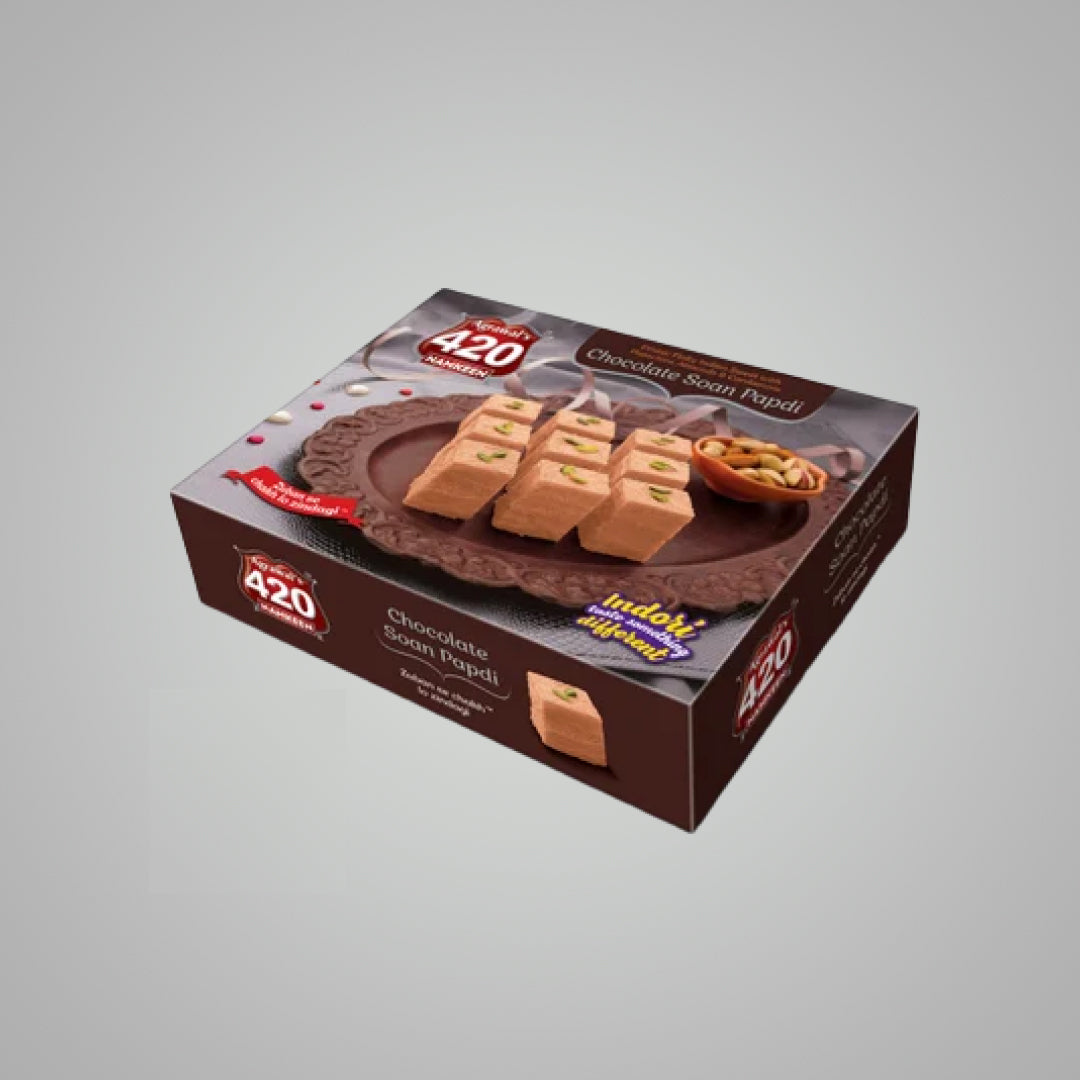 420 Soan Papdi - Chocolate Flavor