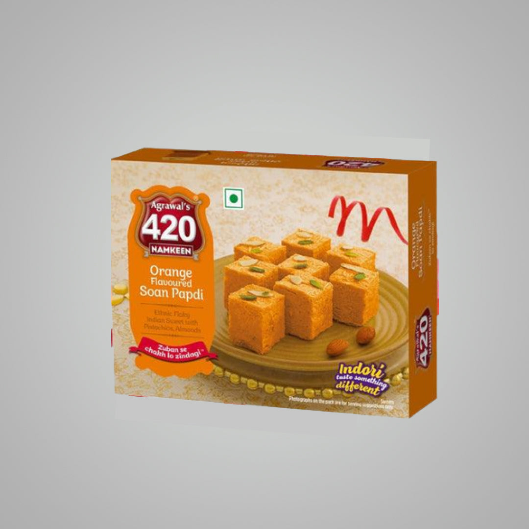 420 Soan Papdi - Orange Flavor