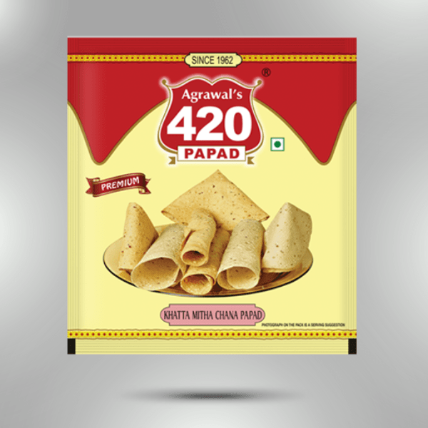 Khattha Mitha Chana Papad - 200 gms - India shopping