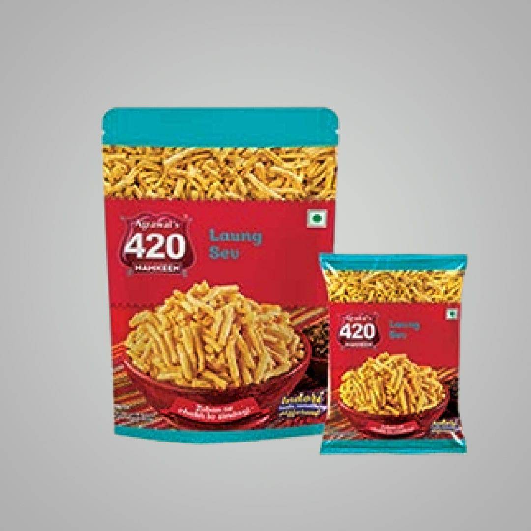 Agarwal 420 Double Laung Sev - 400 gms - India shopping