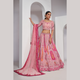 Elegenat Peacock And Paisely Motifs Rose Pink Silk Colour Traditional  Lehenga Choli | Ready To Wear