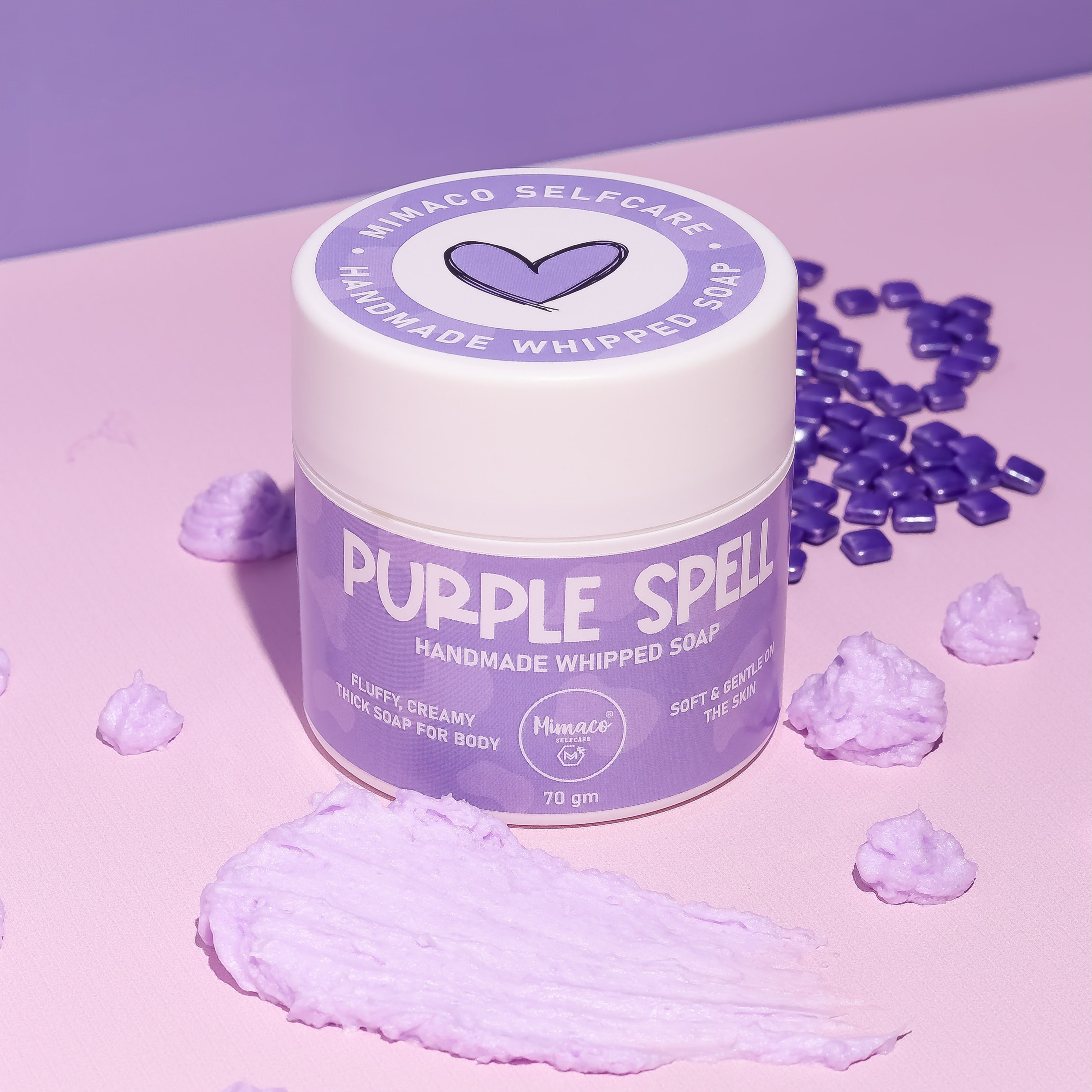 Purple spell - whipped soap