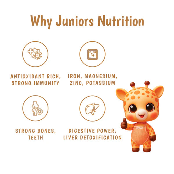 Junior's Nutrition Dates Powder For Young Kids (6+ Months) | 500 gms
