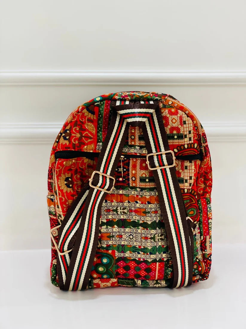 The Morvi Red Backpack