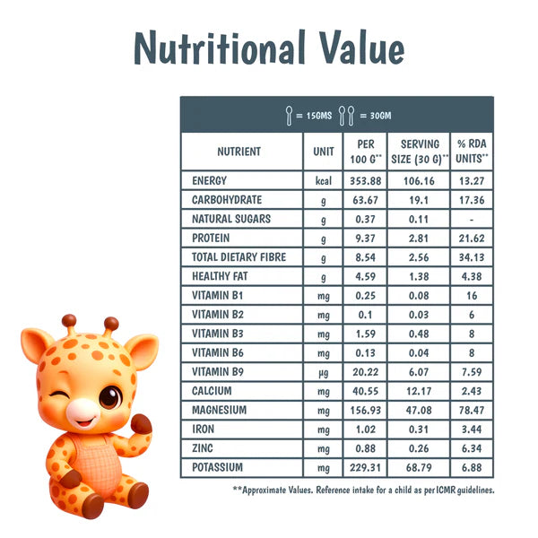 Junior's Nutrition Makhana Kodo Raab For Young Kids (6+ Months) | 500 gms