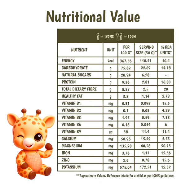 Junior's Nutrition Oats Banana Pancake For Young Kids (1+ Years) | 400 gms