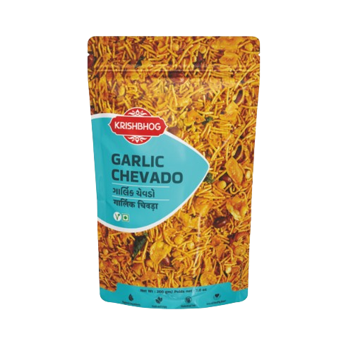 Krish Bhog Sweets Garlic Chevado | 400 gms