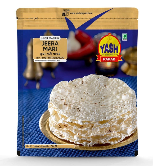 Yash Jeera Mari Papad | 400 Gms