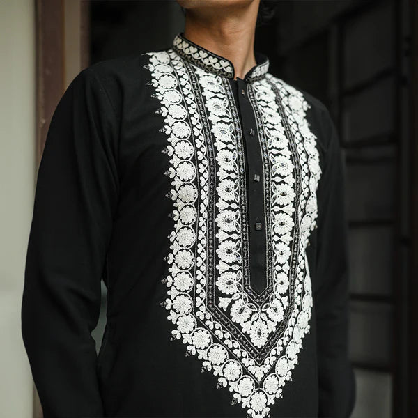 Meraki Ethnic Heritage Embroidered Kurta Pajama | Ready To Wear