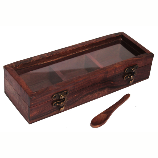 Sheesham Wood Spice Box | Traditional Box