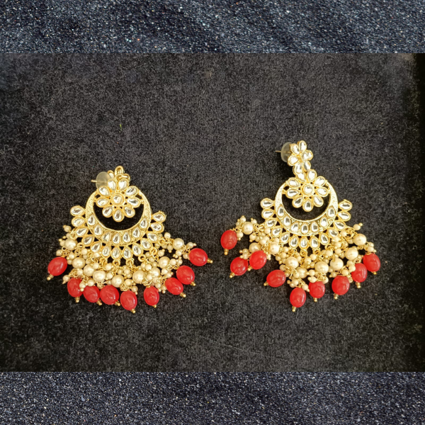 A.D Earring Collection For Women | Kundan Earrings