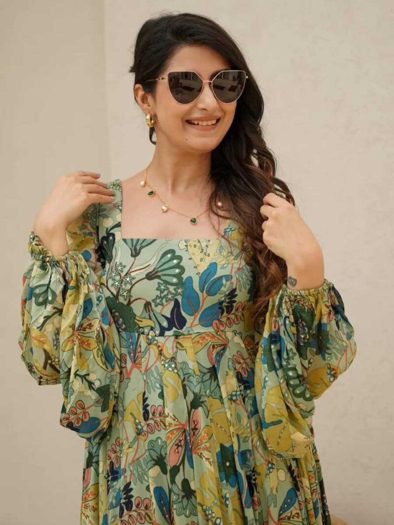 Mangalam Designer Multi Color Fancy Kurti | Ready To Wear