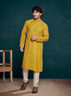 Mangalam Designer Yallow Kurta Pajama | Ready To Wear