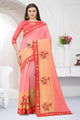 Wedding Wear Art Silk Ready-to-Wear Saree with Jari & Resham Embroidery