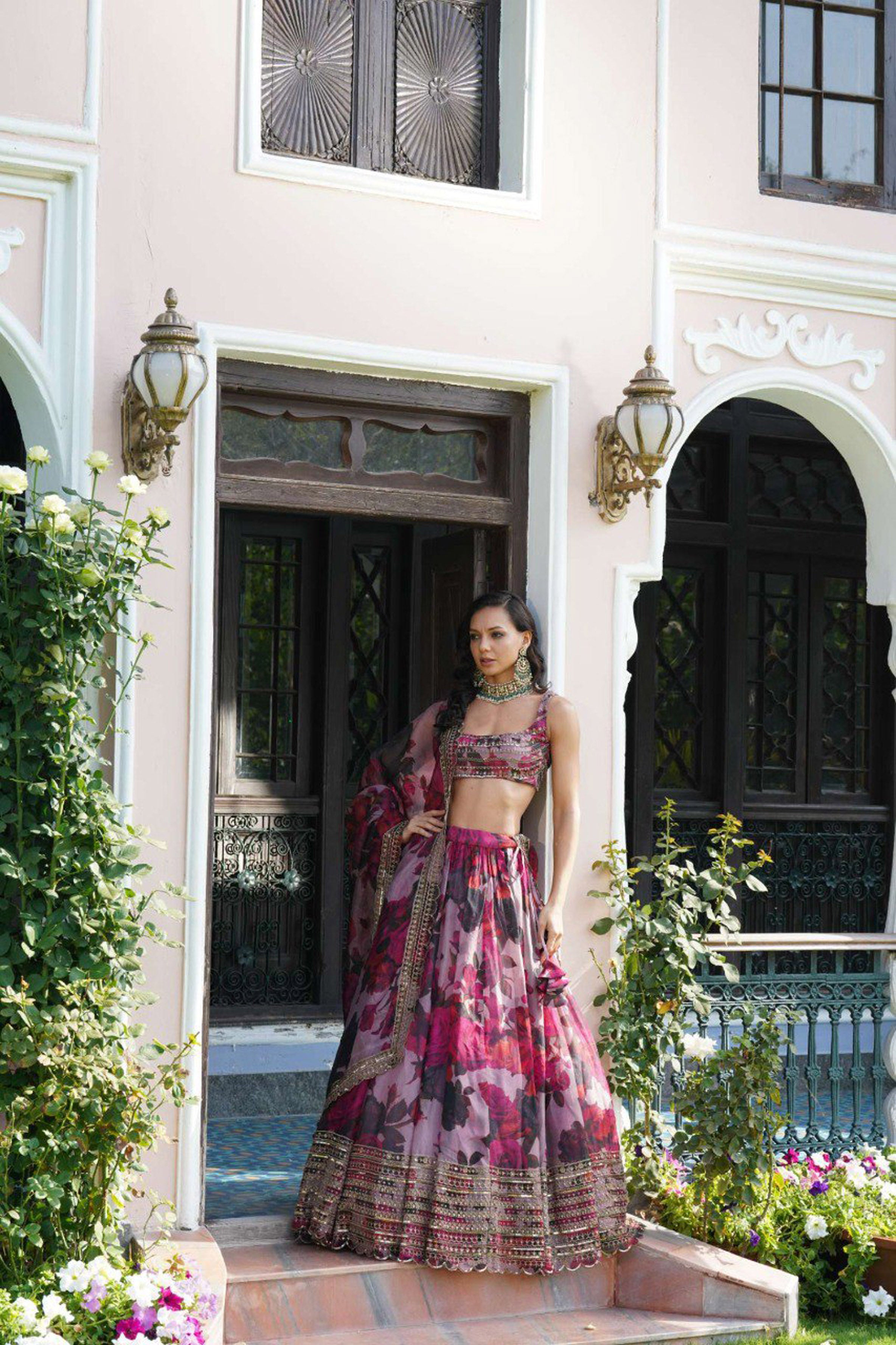 Classic Navratna Noor Lehenga | Ready To Wear